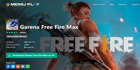 Play Free Fire MAX on PC .